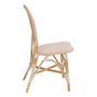 BigBuy Home Chaise de Salle à Manger en Rotin Beige Naturel