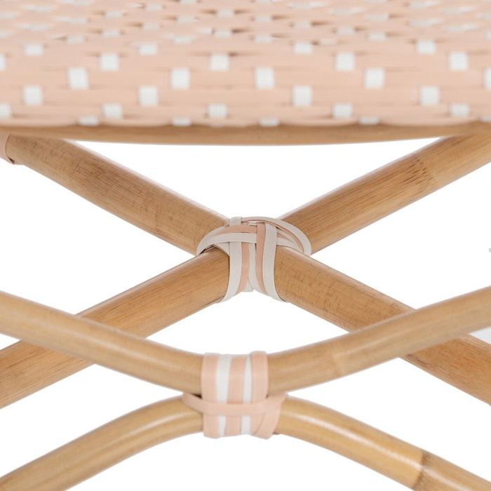BigBuy Home Chaise de Salle à Manger en Rotin Beige Naturel