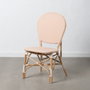 BigBuy Home Chaise de Salle à Manger en Rotin Beige Naturel