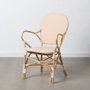 BigBuy Home Chaise de Salle à Manger 57 x 62 x 90 cm Naturel Beige Rotin