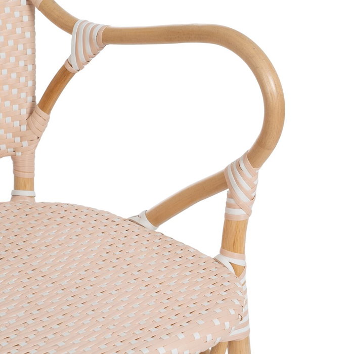 BigBuy Home Chaise de Salle à Manger 57 x 62 x 90 cm Naturel Beige Rotin