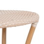 BigBuy Home Table d'appoint ronde en rotin Naturel Beige