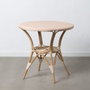 BigBuy Home Table d'appoint en Rotin Beige Naturel