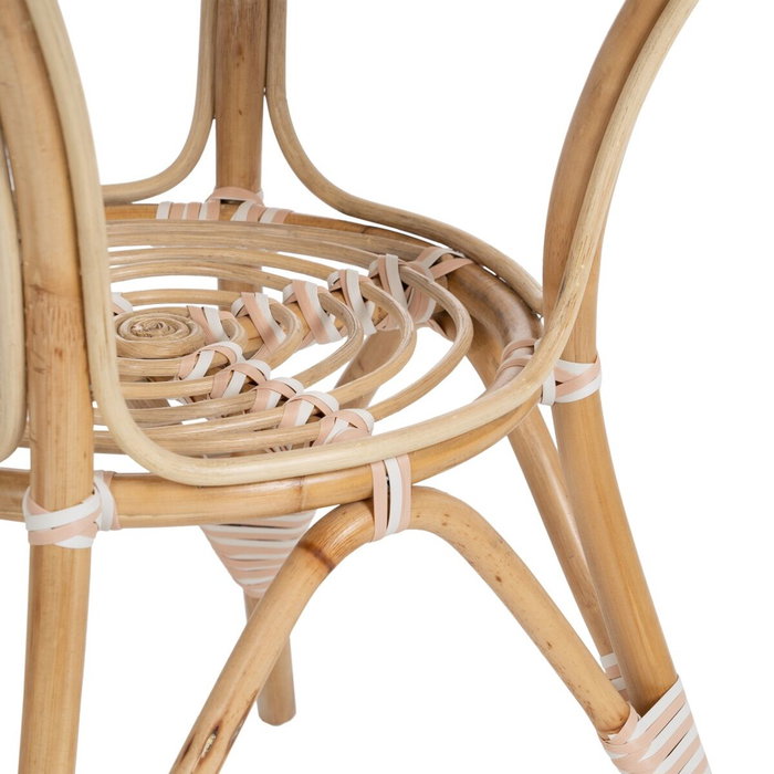 BigBuy Home Table d'appoint en Rotin Beige Naturel