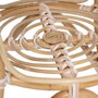 BigBuy Home Table d'appoint en Rotin Beige Naturel