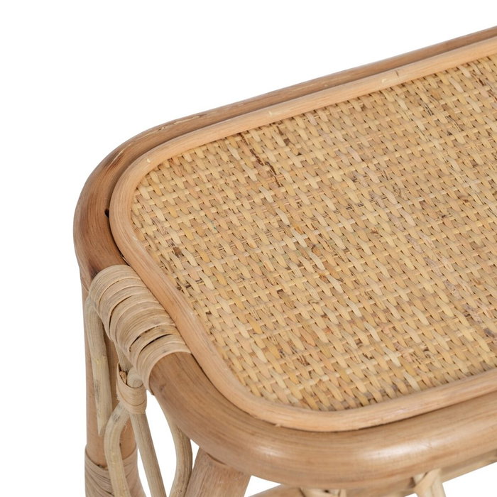 BigBuy Home Table d'appoint RATÁN Naturel BigBuy Home Table d'appoint RATÁN Naturel