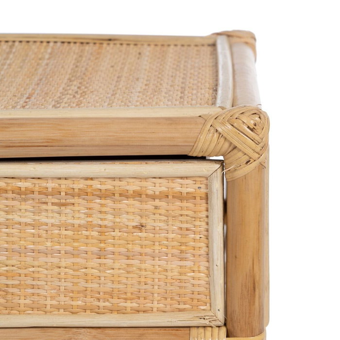 BigBuy Home Table d'appoint RATÁN Naturel BigBuy Home Table d'appoint RATÁN Naturel