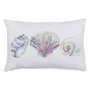 BigBuy Home Coussin 100 % coton Coquillages 45 x 30 cm