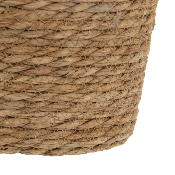BigBuy Home Lot de 3 paniers Naturel 17 x 17 x 20 cm en fibre naturelle BigBuy Home Lot de 3 paniers Naturel 17 x 17 x 20 cm en fibre naturelle