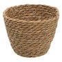 BigBuy Home Lot de 3 paniers Naturel 17 x 17 x 20 cm en fibre naturelle