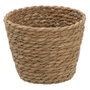 BigBuy Home Lot de 3 paniers Naturel 17 x 17 x 20 cm en fibre naturelle