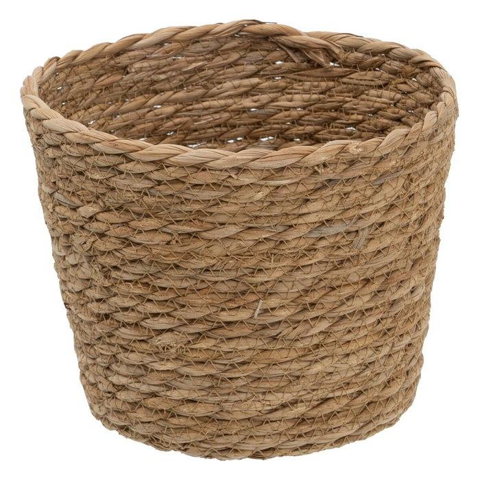 BigBuy Home Lot de 3 paniers Naturel 17 x 17 x 20 cm en fibre naturelle BigBuy Home Lot de 3 paniers Naturel 17 x 17 x 20 cm en fibre naturelle
