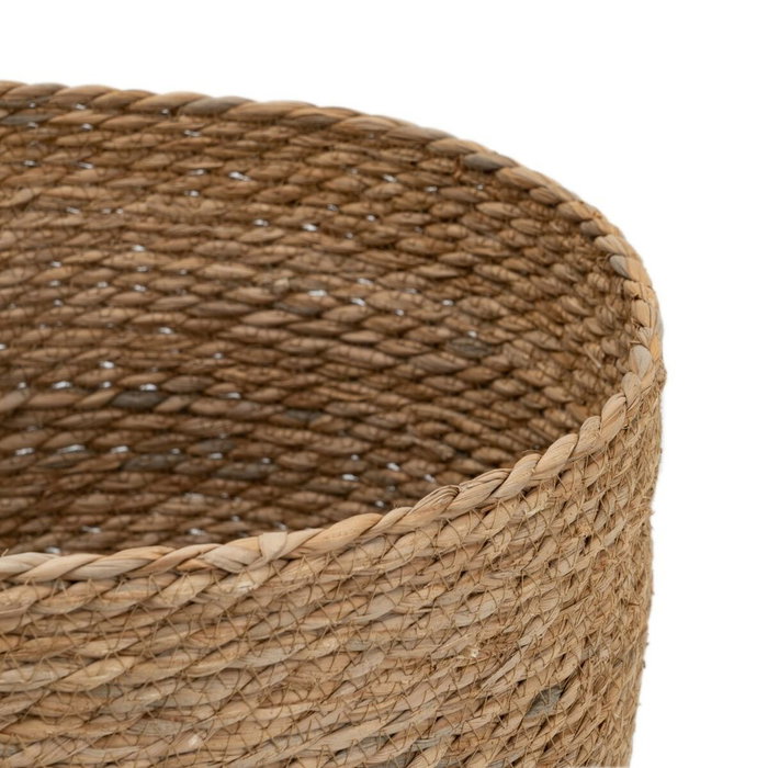 BigBuy Home Panier Multi-usages 3 Pièces Naturel Fibre naturelle