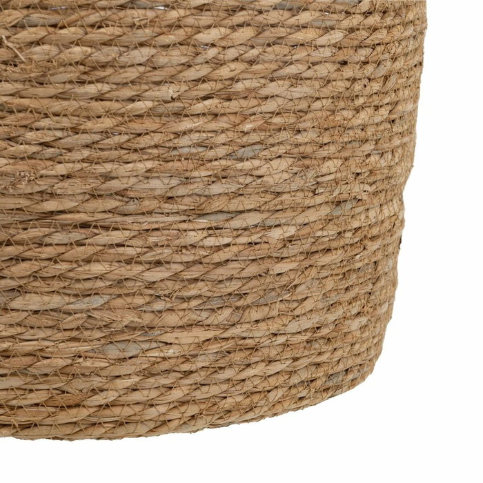 BigBuy Home Panier Multi-usages 3 Pièces Naturel Fibre naturelle