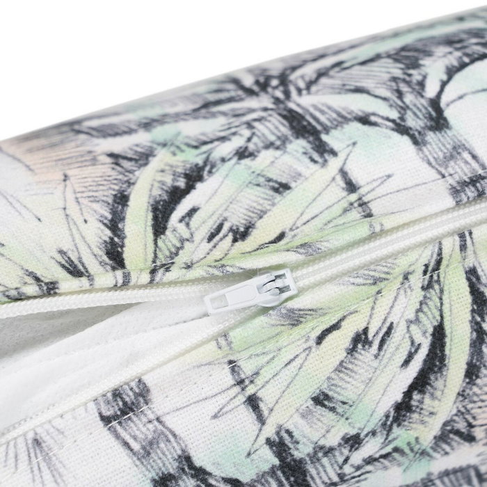 BigBuy Home Coussin Palmiers 100 % coton 45 x 30 cm