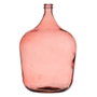 BigBuy Home Bouteille Décorative Rose en verre recyclé