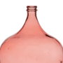 BigBuy Home Bouteille Décorative Rose en verre recyclé