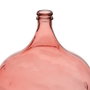 BigBuy Home Bouteille Décorative Rose en verre recyclé