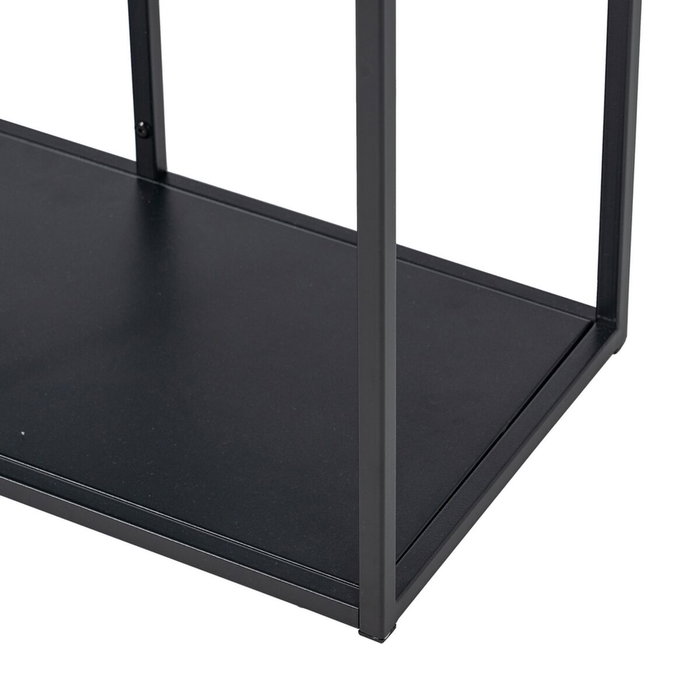 BigBuy Home Étagère 90 x 30 x 188 cm Noir Acier BigBuy Home Étagère 90 x 30 x 188 cm Noir Acier