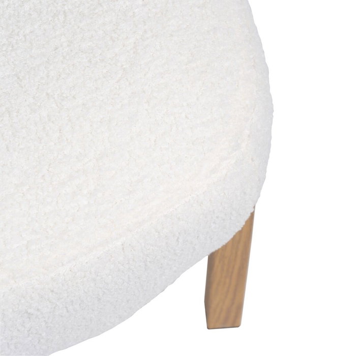 BigBuy Home Fauteuil Blanc en Métal et Tissu Synthétique BigBuy Home Fauteuil Blanc en Métal et Tissu Synthétique