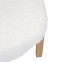 BigBuy Home Fauteuil Blanc en Métal et Tissu Synthétique