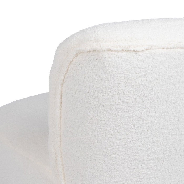 BigBuy Home Fauteuil Blanc en Métal et Tissu Synthétique BigBuy Home Fauteuil Blanc en Métal et Tissu Synthétique