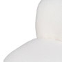 BigBuy Home Fauteuil Blanc en Métal et Tissu Synthétique