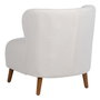 BigBuy Home Fauteuil en Bois d'hévéa Blanc