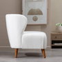BigBuy Home Fauteuil en Bois d'hévéa Blanc