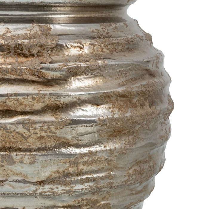 BigBuy Garden Cache-pot en Céramique Argent BigBuy Garden Cache-pot en Céramique Argent