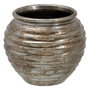 BigBuy Garden Cache-pot en Céramique Argent