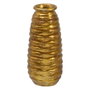 BigBuy Home Vase 16 x 16 x 41,5 cm Céramique Doré