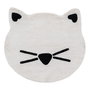 Tapis pour enfant 100 % coton Chat 100 cm 100 x 100 x 1 cm