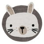 Tapis pour enfant 100 % coton Lapin 100 cm 100 x 100 x 1 cm
