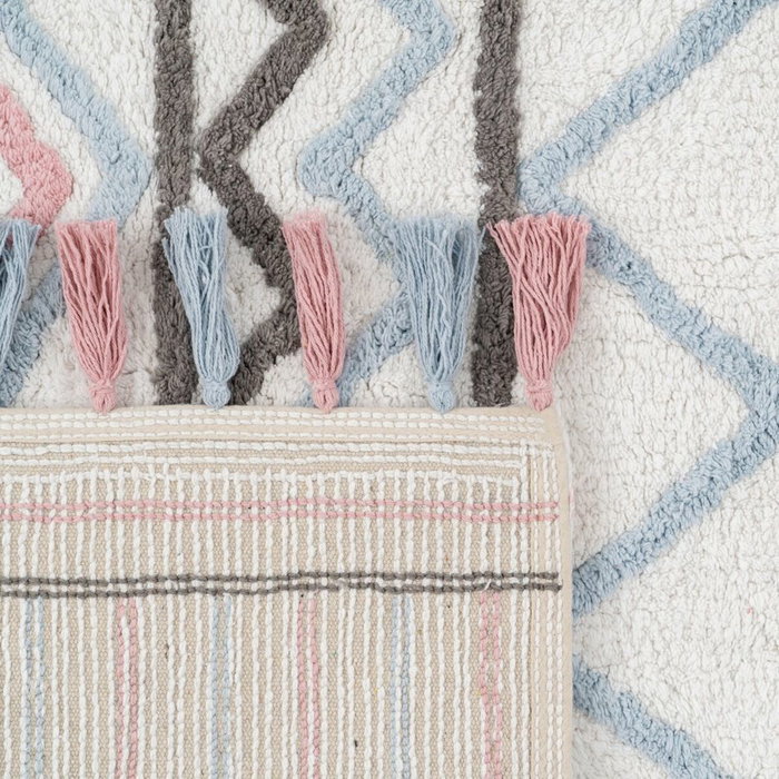 Tapis pour enfant 100 % coton 135 x 100 cm 135 x 100 x 1 cm