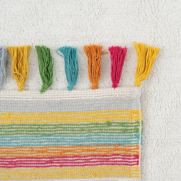 Tapis pour enfant MAEVE 100 % coton 175 x 90 cm 175 x 90 x 1 cm