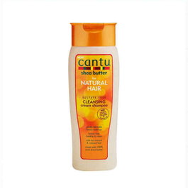 Cantu Shampooing Crème Nettoyant au Beurre de Karité pour Cheveux Naturels 400ml - Sans Sulfates - Méthode Curly