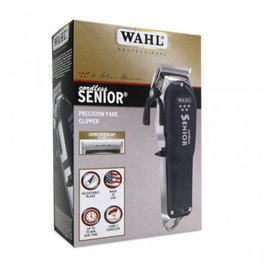 Wahl - Tondeuse professionnelle sans fil Senior pour coupe rasage, dégradé et fadding avec carrosserie métallique