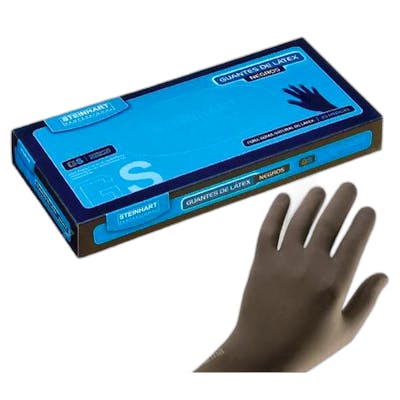 STEINHART Gants en latex noirs Taille Médium (25 unités) STEINHART Gants en latex noirs Taille Médium (25 unités)