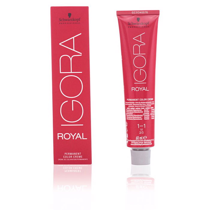 Schwarzkopf IGORA ROYAL Coloration Permanente #1-1 60 ml Schwarzkopf IGORA ROYAL Coloration Permanente #1-1 60 ml