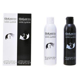 Salerm Color Reverse - Décolorant sans ammoniac pour éliminer les pigments artificiels du cheveu, traitement sûr et délicat