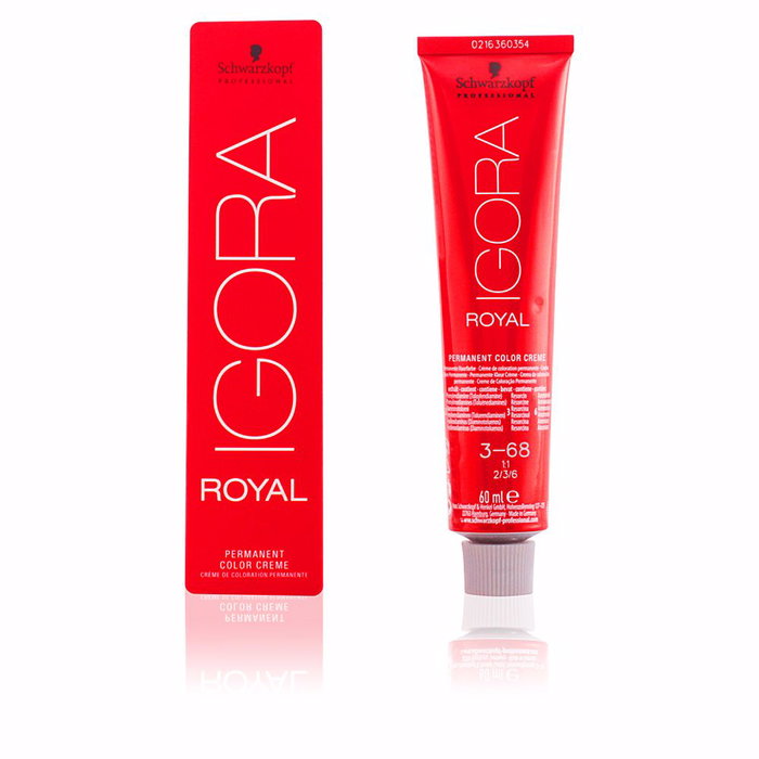 Schwarzkopf IGORA ROYAL Coloration Permanente #3-68 pour Cheveux Mixtes, 60 ml Schwarzkopf IGORA ROYAL Coloration Permanente #3-68 pour Cheveux Mixtes, 60 ml