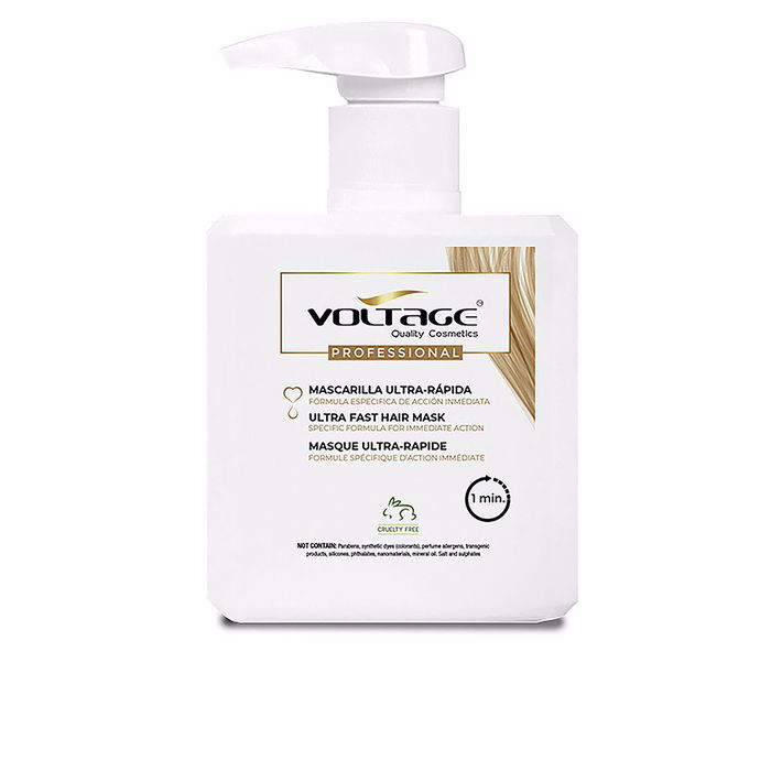 Voltage Cosmetics Masque Ultra-Rapide 1 Minute 500 ml pour Cheveux