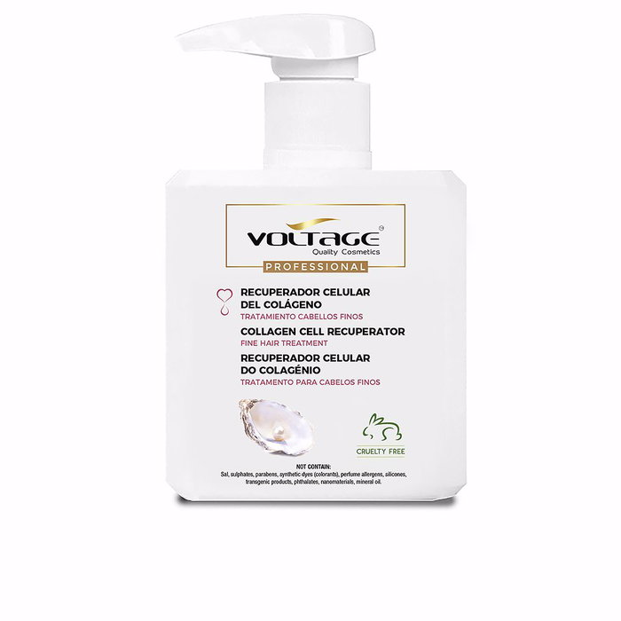 Voltage Cosmetics Récupérateur Cellulaire de Collagène Traitement Cheveux 500 ml Voltage Cosmetics Récupérateur Cellulaire de Collagène Traitement Cheveux 500 ml