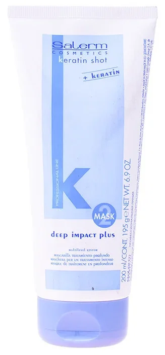Salerm KERATIN SHOT mask deep impact plus 200 ml Salerm KERATIN SHOT mask deep impact plus 200 ml