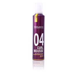 Salerm Mousse Curl Extra Strong 405 ml pour Cheveux Bouclés et Ondulés