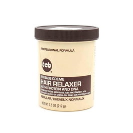 TCB - Crème Relaxante pour Cheveux avec Protéine et DNA, Regular, 425 g - Résultats Durables et Sans Mélange pour Cheveux Bouclés et Ondulés