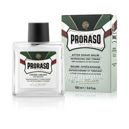 Proraso After-Shave Rafraîchissant à l'Eucalyptus et Menthol pour Peau Hydratée 100 ml - Sans Parabènes
