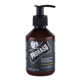 Proraso Cypress & Vetyver Shampooing pour barbe Nettoyage 200 ml