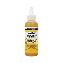 Aunt Jackie'S Repair My Hair - Huile Argan 118 ml - Réparation et Croissance Capillaire - Prévention des Cassures - Pour Cheveux Bouclés et Frisés